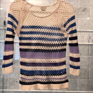 🍀 Lucky Brand gorgeous crochet top!